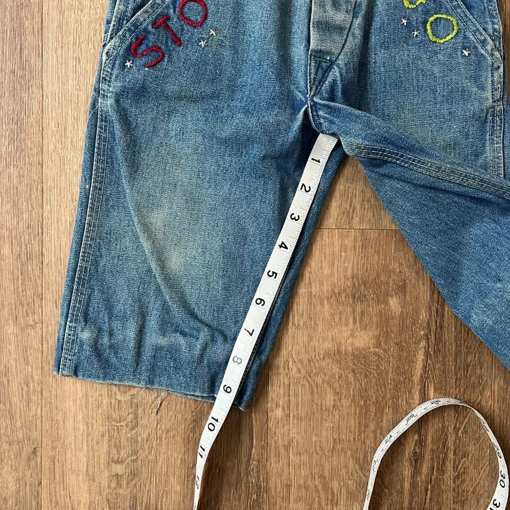 Vintage OshKosh Rainbow Disney Mickey Overalls